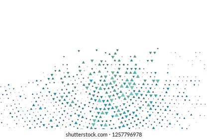 Light Black vector template with crystals, triangles. Abstract gradient illustration with triangles. Smart design for your business advert.