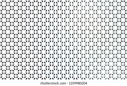 Light Black vector template with crystals, triangles. Glitter abstract illustration with triangular shapes. Pattern for commercials.
