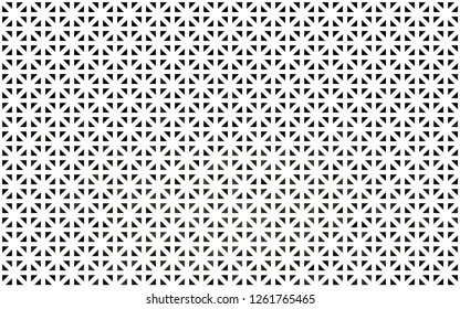 Light Black vector template with crystals, triangles. Triangles on abstract background with colorful gradient. Pattern can be used for websites.