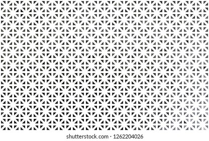 Light Black vector template with crystals, triangles. Glitter abstract illustration with triangular shapes. Template for wallpapers.