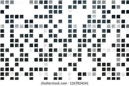 Light Black vector template with crystals, rectangles. Modern abstract illustration with colorful rectangles. Pattern can be used for websites.