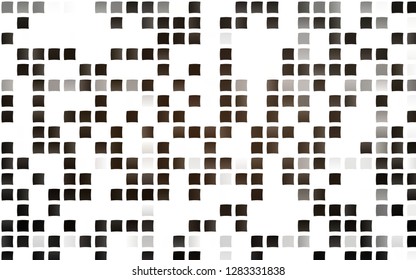 Light Black vector template with crystals, rectangles. Abstract gradient illustration with rectangles. Pattern for commercials.