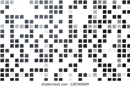 Light Black vector template with crystals, rectangles. Modern abstract illustration with colorful rectangles. Modern template for your landing page.