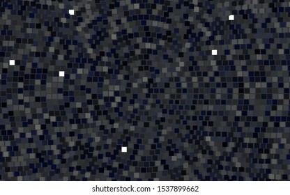Light Black vector template with crystals, rectangles. Decorative design in abstract style with rectangles. Pattern for commercials.