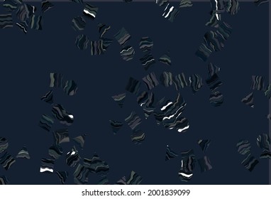 Light Black vector template with crystals, circles, squares. Glitter abstract illustration with spheres, squares, lines. Template for wallpapers.