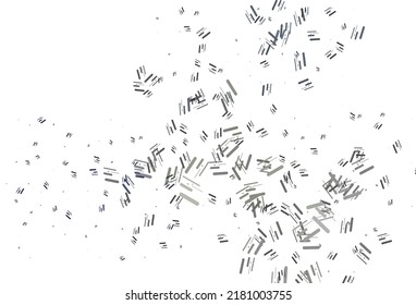 Light Black vector template with repeated sticks. Modern geometrical abstract illustration with staves. Pattern for ads, posters, banners.