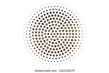 Light Black vector texture with colorful hexagons. Illustration of colored hexagons on white surface. New design for website's poster, banner.