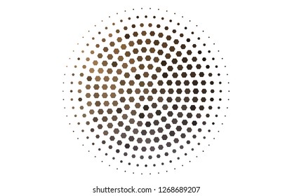 Light Black vector texture with colorful hexagons. White background with colorful hexagons. Pattern can for your ad, booklets.