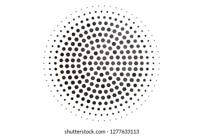 Light Black vector texture with colorful hexagons. Colorful hexagons on white backdrop. New design for website's poster, banner.