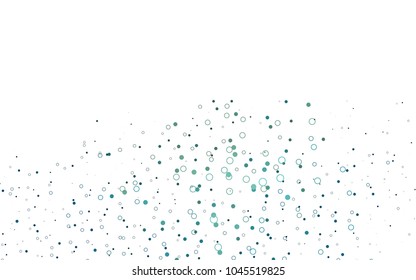 Light Black vector  texture with disks. Modern abstract illustration with colorful water drops. New design for ad, poster, banner of your website.