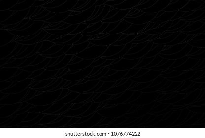 Light Black vector  texture with disks. Blurred decorative design in abstract style with bubbles. The pattern can be used for ads, leaflets of liquid.