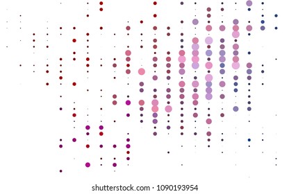 Light Black vector  texture with disks. Modern abstract illustration with colorful water drops. New design for ad, poster, banner of your website.