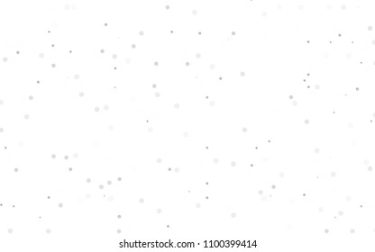 Light Black vector  texture with disks. Beautiful colored illustration with blurred circles in nature style. The pattern can be used for ads, leaflets of liquid.