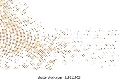 Light Black vector texture with disks. Glitter abstract illustration with blurred drops of rain. Pattern for ads, leaflets.