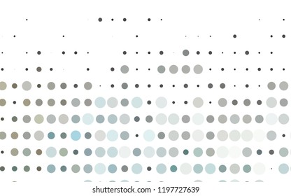 Light Black vector texture with disks. Modern abstract illustration with colorful water drops. Design for business adverts.
