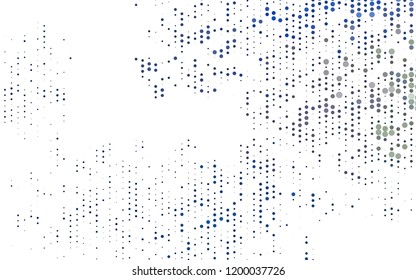 Light Black vector texture with disks. Glitter abstract illustration with blurred drops of rain. Design for posters, banners.