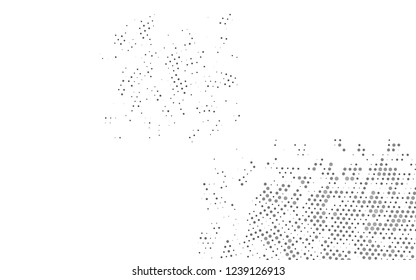 Light Black vector texture with disks. Abstract illustration with colored bubbles in nature style. Pattern for ads, leaflets.