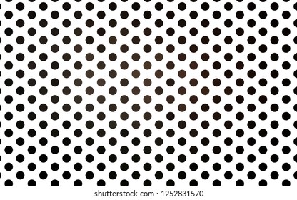 Light Black vector texture with disks. Blurred decorative design in abstract style with bubbles. Pattern for beautiful websites.