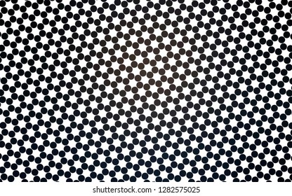 Light Black vector texture with disks. Illustration with set of shining colorful abstract circles. Pattern for beautiful websites.