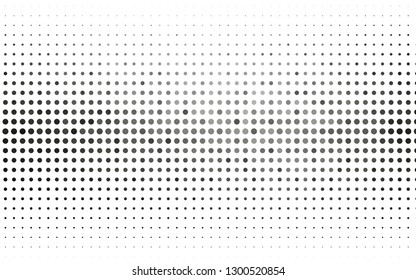 Light Black vector texture with disks. Blurred decorative design in abstract style with bubbles. Pattern for beautiful websites.