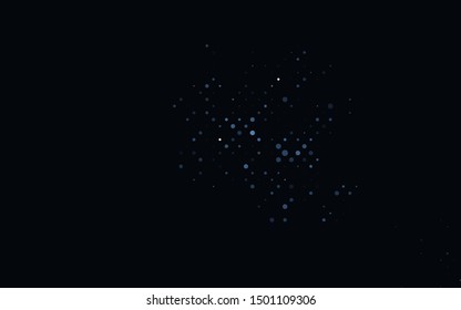 Light Black vector texture with disks. Glitter abstract illustration with blurred drops of rain. Design for posters, banners.
