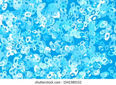 Light Black vector texture with disks. Blurred bubbles on abstract background with colorful gradient. Completely new template for your brand book.