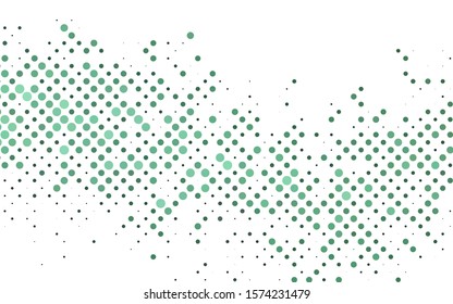 Light Black vector texture with disks. Beautiful colored illustration with blurred circles in nature style. Design for posters, banners.