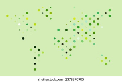 Light Black vector texture with disks. Blurred decorative design in abstract style with bubbles. Pattern for beautiful websites.