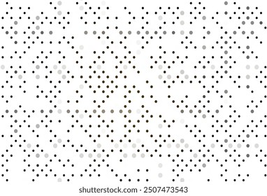 Light Black vector texture with disks. Abstract illustration with colored bubbles in nature style. Completely new template for your brand book.