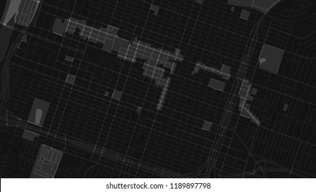 light black white map city