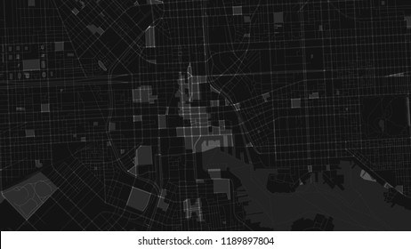 light black white map city new york