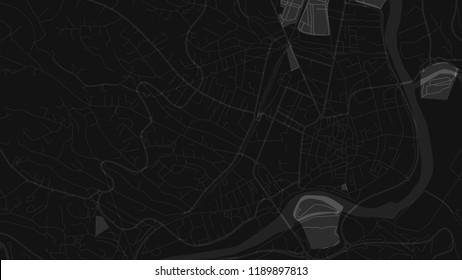 light black white map city