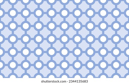 fondo abstracto azul claro con círculos y cuadrícula diseño de patrones repetidos sin inconvenientes para impresión de tela o papel o impresiones
