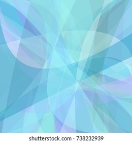 Light blue abstract background from dynamic curves