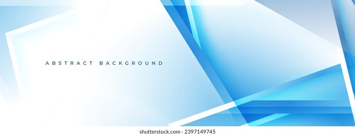 Light blue abstract background with geometric shapes. Light blue modern abstract backdrop. Vector illustration