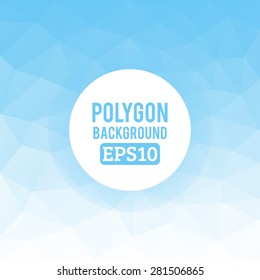 Light blue abstract background. The main elements of lines and triangles.