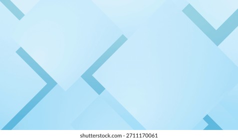 Fondo abstracto azul claro con Formas geométricas superpuestas