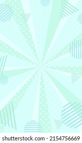 Light blue abstract background of pop dot concentrated lines and shapes.