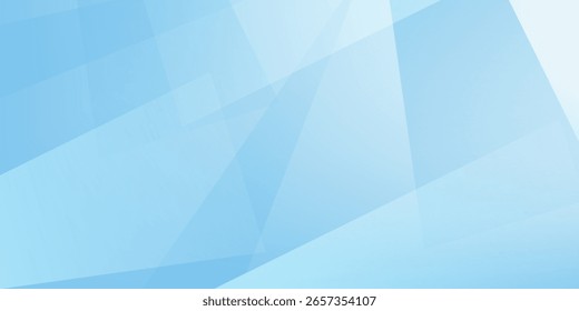 Ilustração do vetor de fundo abstrato azul claro com formas geométricas de triângulo e espaço de cópia. Adequado para fundos, banners, folhetos, modelos e apresentações