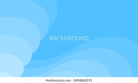 Fondo abstracto azul claro con un patrón ondulado y sombras gradientes, formas de curva dinámica