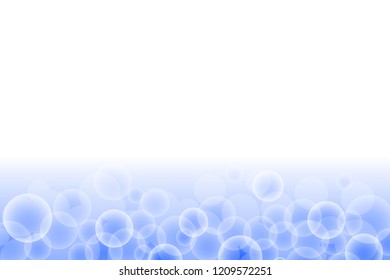 Light blue. Abstract bokeh light bubble with blue color background template.