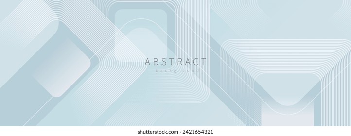 Light blue abstract geometric vector background. Light abstract wallpaper, cover design, poster, banner