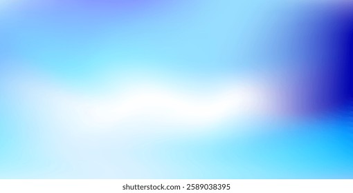 Light blue abstract gradient blurred background with soft tones, offering a modern and elegant design, perfect for banners, presentations, and digital projects.