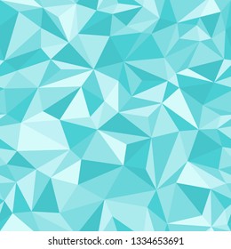 Light blue abstract mosaic background. Vector triangular layout. Modern abstract illustration with triangles. Triangle seamless pattern for your banner