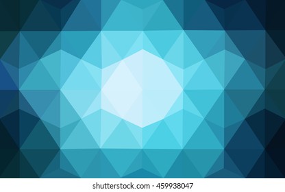 Light blue abstract mosaic background. Glitter abstract illustration with an elegant design. A completely new design for your business.