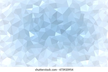 Light blue abstract mosaic background. Modern geometrical abstract illustration with gradient. A new texture for your design.