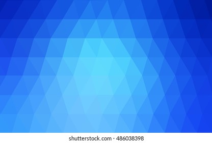 Light blue abstract mosaic background. Glitter abstract illustration with an elegant design. Brand-new design for your business.