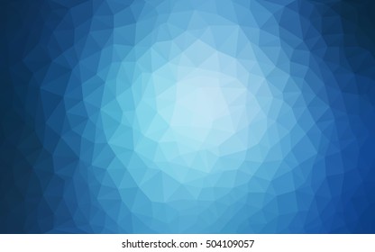 Light blue abstract mosaic background. Colorful abstract illustration with gradient. Triangular pattern for your business design.