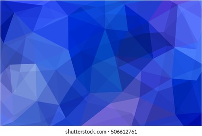 Light blue abstract mosaic background. Modern geometrical abstract illustration with gradient. The template can be used as a background for cell phones.