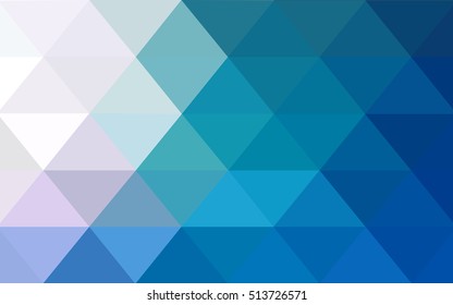 Light blue abstract mosaic background. Colorful abstract illustration with gradient. Brand-new style for your business design.